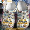 Cartoon Minion Pattern 3D Crocs Crocband, Funny Crocs