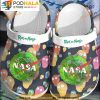 Cartoon Nasa Rick And Morty 3D Crocs, Funny Crocs