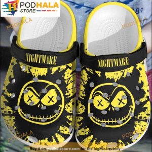 Cartoon Nightmare Jack 3D Crocs, Funny Crocs