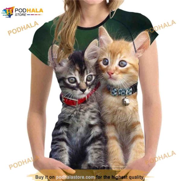 Cat 3D Shirt For Women Men