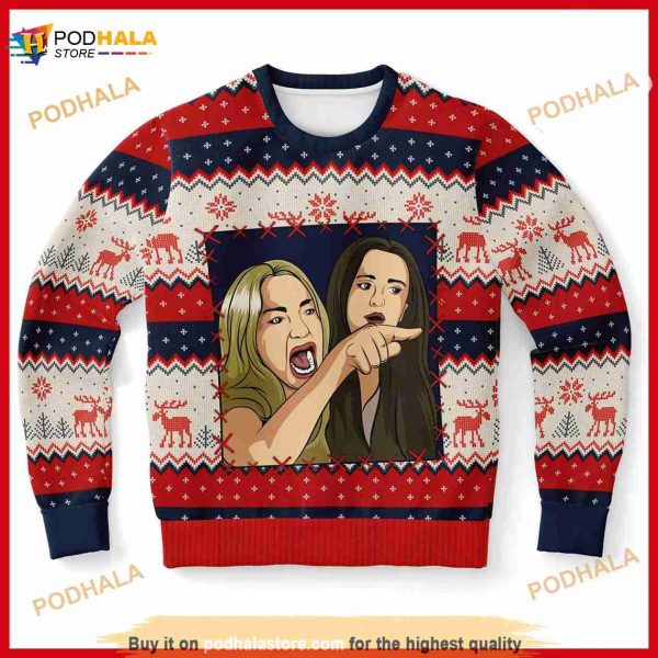 Cat Meme Ugly Sweater, Funny Cat Sweatshirt, Christmas Ugly Sweater