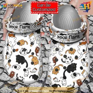 Cat Pattern Gift For Lovers Comfortable Summer Crocs Clog Shoes
