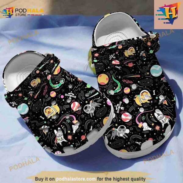 Cat Space Classic Crocs Clog Shoes
