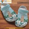 Cat With Daisy Flower 3D Crocs, Funny Crocs