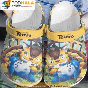 Catbus My Neighbor Totoro Cartoon 3D Crocs, Funny Crocs