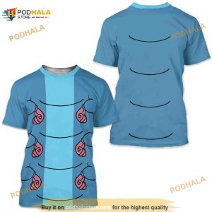 Caterpillar 3D Shirt, Alice In Wonderland Costume T-Shirt