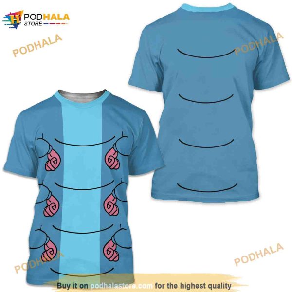 Caterpillar 3D Shirt, Alice In Wonderland Costume T-Shirt