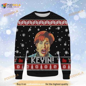 Catherine O'hara Screaming Kevin Home Alone Christmas Ugly Sweater