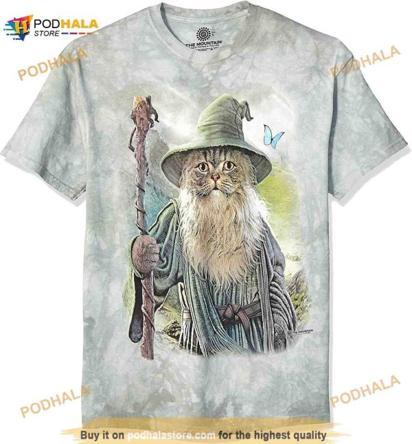 Cats Kittens Kitty Catdalf Frodo Lord Of The Rings Wizard Magic 3D Shirt
