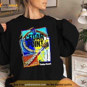 Cedar Point Coaster Collage Shirt