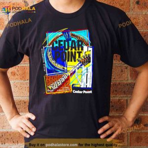 Cedar Point Coaster Collage Shirt 2