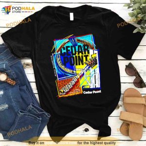 Cedar Point Coaster Collage Shirt 3