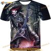 Cerbukt Cool Skull Printing For 3D Shirt