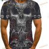 Cerbukt Skull Print Summer Personality Fashion 3D Shirt