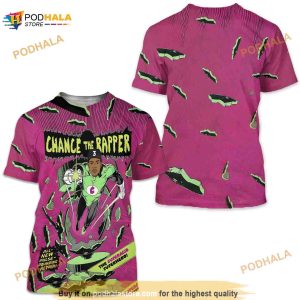 Chance The Rapper Match 3D Shirt, Hip Hop 90s Vintage Retro Graphic Tee
