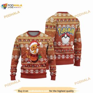 Charizard Anime Christmas 3D Funny Ugly Sweater