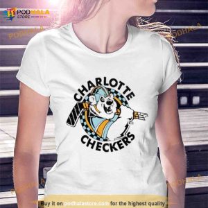 Charlotte Checkers Vintage 90s Logo Shirt