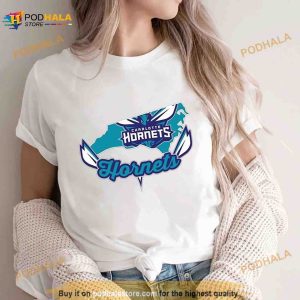 Charlotte Hornets Basketball Map Logo 2023 Shirt 2
