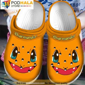 Charmander Pokemon 3D Crocs, Funny Crocs