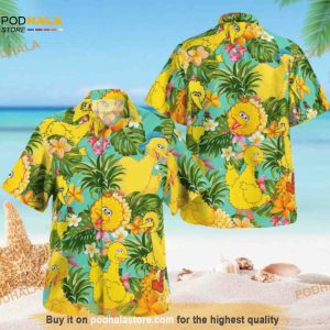 Charming Chip Hawaiian Shirt, Tropical Vibes Summer Aloha Shirt