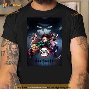 Cheap Tanjiro Kamado Demon Slayer Kimetsu No Yaiba Poster Shirt 2