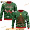 Chest And Nuts Funny Matching Couple 3D Funny Ugly Sweater
