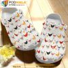 Chibi Chicken 3D Crocs Clog Shoes, Funny Crocs