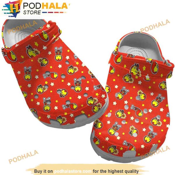 Chibi Cute Iron Man 3D Crocs, Funny Crocs