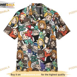 Chibi Family Hawaiian Shirt, Anime Lover Shirt