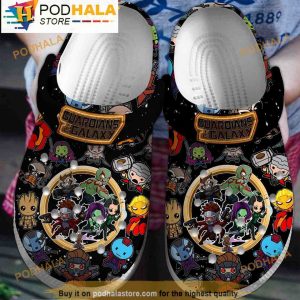 Chibi Guardian Of The Galaxy 3D Crocs Slippers, Funny Crocs
