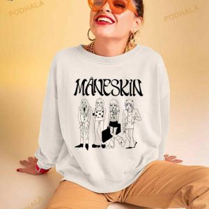 Chibi Maneskin Band Shirt 2