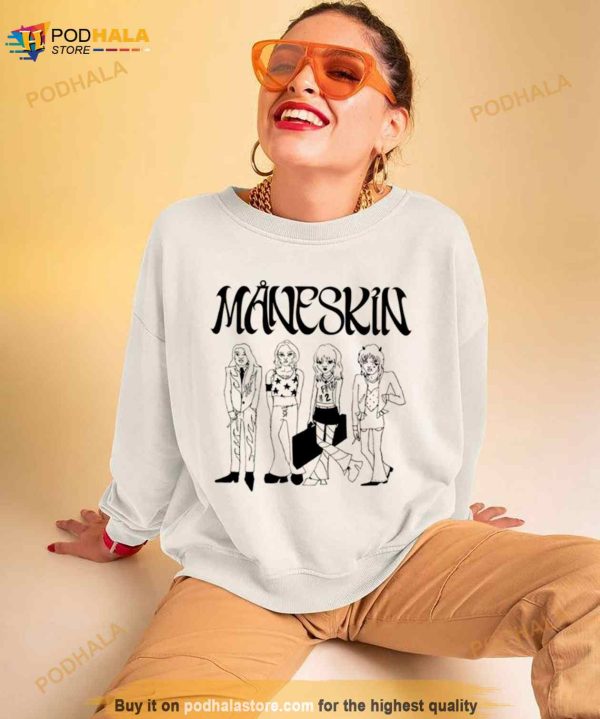 Chibi Maneskin Band Shirt