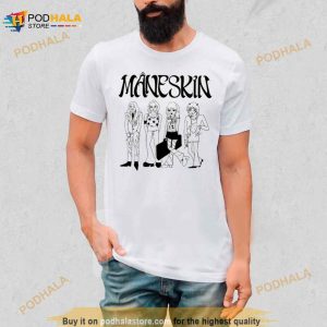 Chibi Maneskin Band Shirt 3