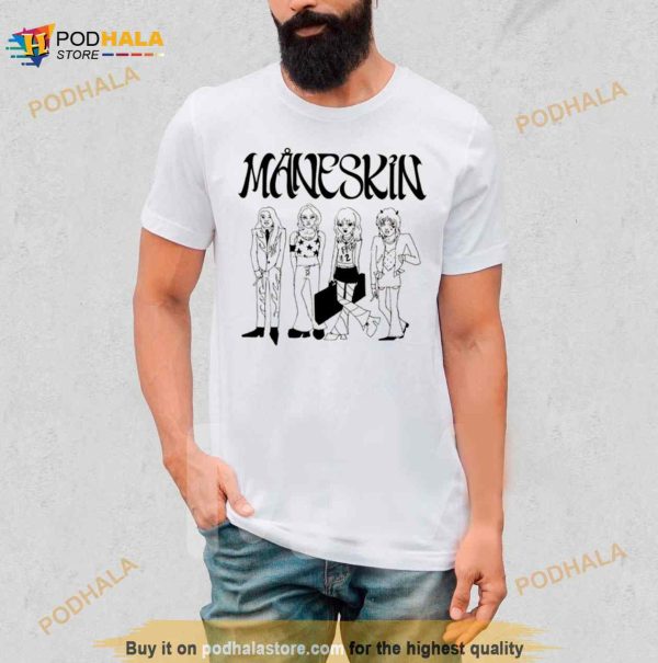 Chibi Maneskin Band Shirt
