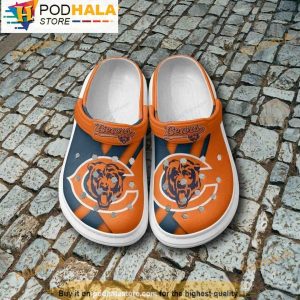 Chicago Bears Navy Nfl Crocs Clog Shoes - 365crocs