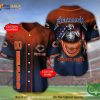 Chicago Bears 3D Personalized Gift, Custom Name Number Metallica 3D Baseball Jersey
