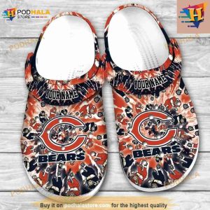 Chicago Bears Grateful Dead Custom Personalized Crocs Classic Clogs Shoes