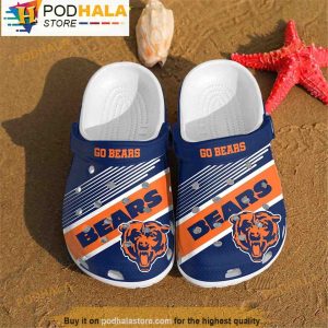 Chicago Bears NFL 3D Crocs, Funny Crocs