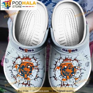 Chicago Bears Tide NFL 3D Crocs, Funny Crocs