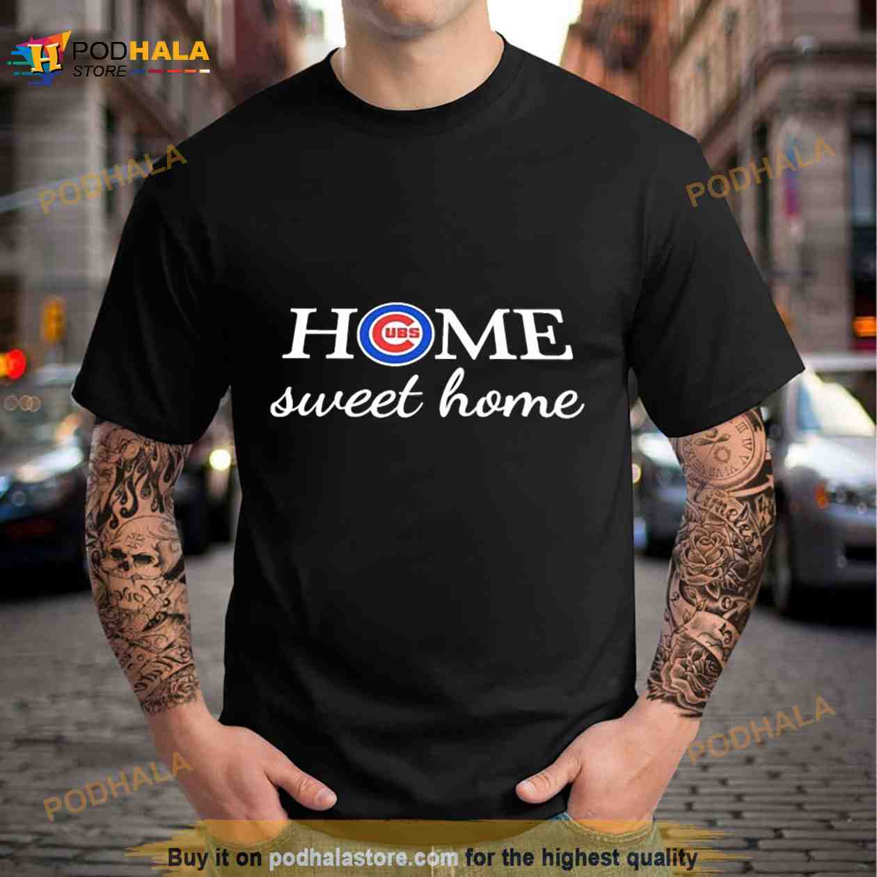 Home Sweet Home Chicago Cubs Baseball Shirt - High-Quality Printed