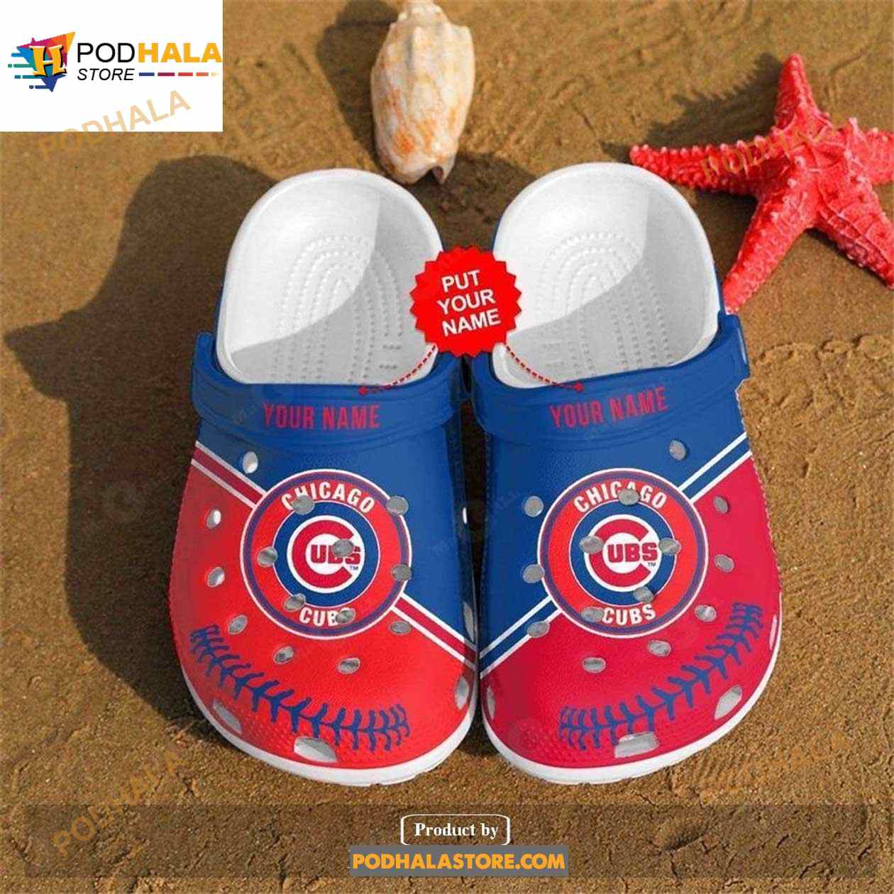 Personalized Chicago Cubs Full Printing Pinstripe Unisex Baseball