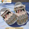 Chicken And Boohoo Pattern 3D Crocs Clog Shoes, Funny Crocs