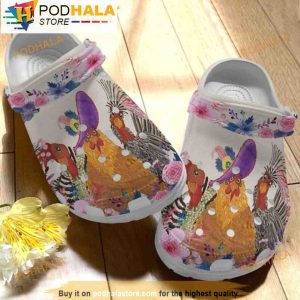 Chicken Familys Lovely Gifts 3D Crocs Clog Shoes, Funny Crocs