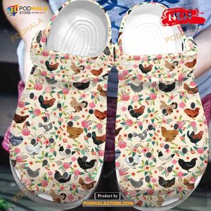 Chicken Flower Farmer For Man And Women Crocs Classic Clog Shoes