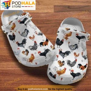 Chickens Band Funny 3D Crocs Clog Shoes, Funny Crocs