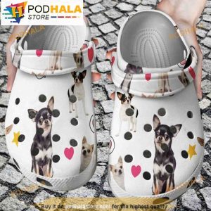 Chihuahua Dog Lovers Clogband 3D Crocs, Funny Crocs