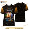 Chip & Dale Quotes Brown Black Pattern Disney Cartoon Unisex 3D Shirt