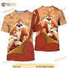 Chip 'n' Dale Brown Cute Disney Unisex 3D Shirt