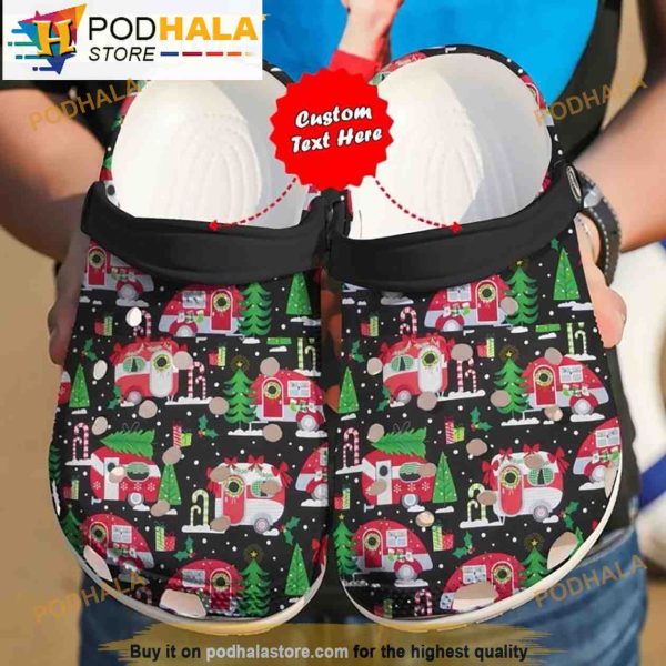 Chirstmas Gocamping Thankgiving Clogband 3D Crocs, Funny Crocs