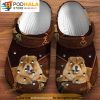 Chow Chow Leather Zipper Dog Clogband 3D Crocs, Funny Crocs